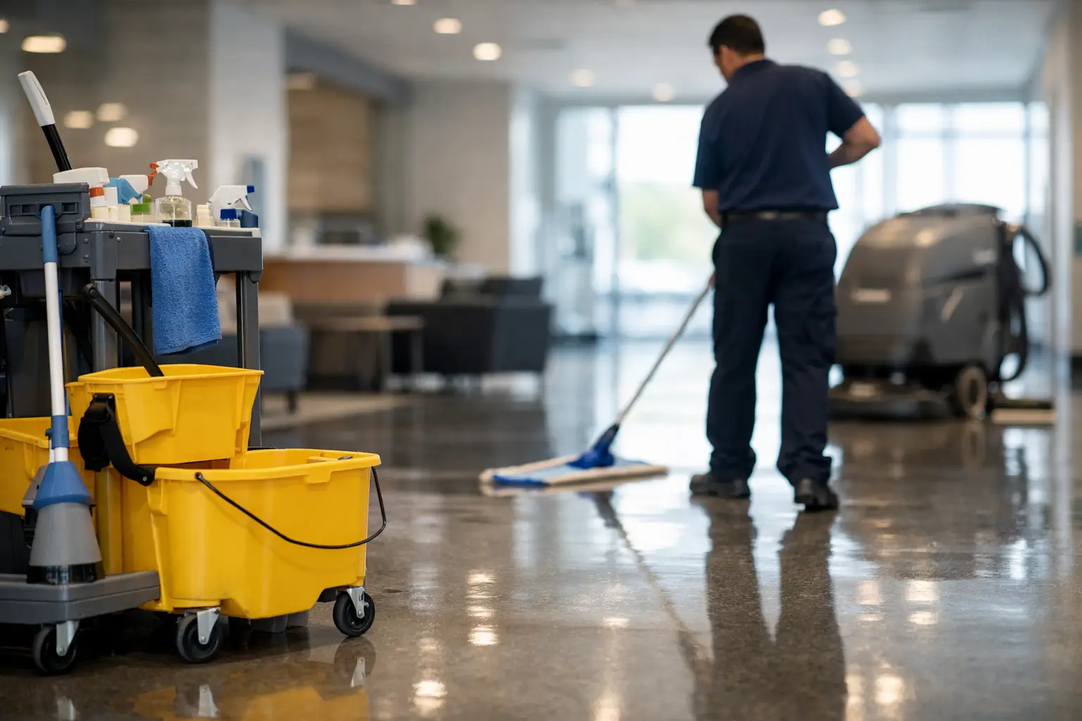 Commercial Floor Care Program for Local Businesses