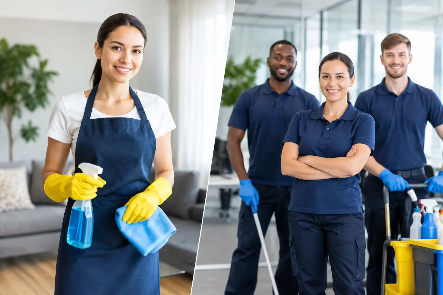 Independent Cleaner Versus Cleaning Agency Options
